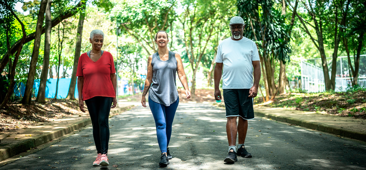 Benefícios da caminhada para a longevidade