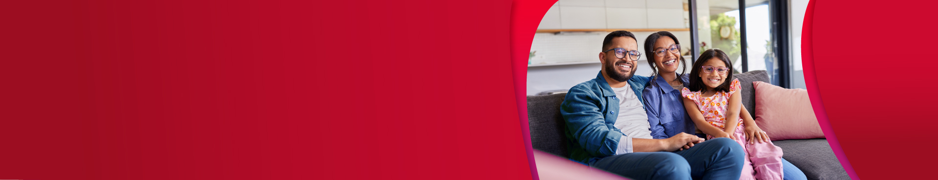 Imagem de fundo vermelho radiante e logomarca Seguros Friday Bradesco Seguros.